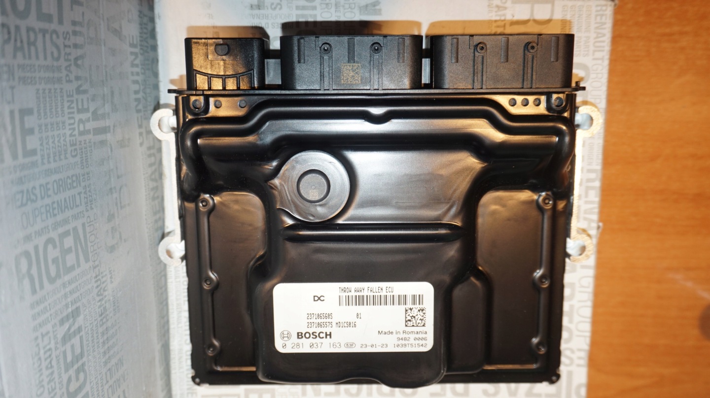 MD1CS016 RENAULT MOTOR BEYNİ 237106560S 0281037163 - 1