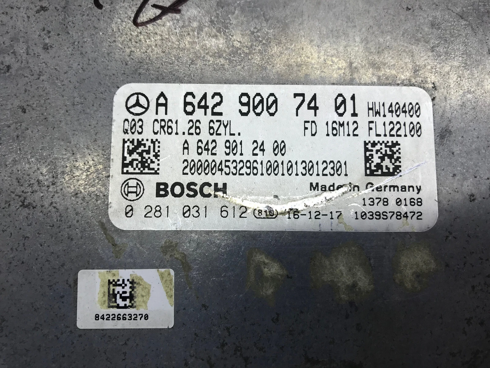 MERCEDES W222 S350D MOTOR BEYNİ 6429007401 0281031612 - 4