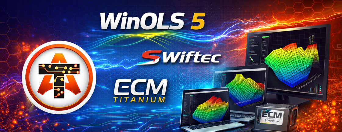 WİNOLS5, SWiftec & ECM Titanium Map editor